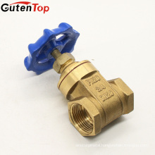 Gutentop 200WOG Blue Handwheel 70B Brass Gate Valves For Home Water Use